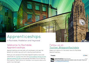 Rochdale Apprenticeships Website
